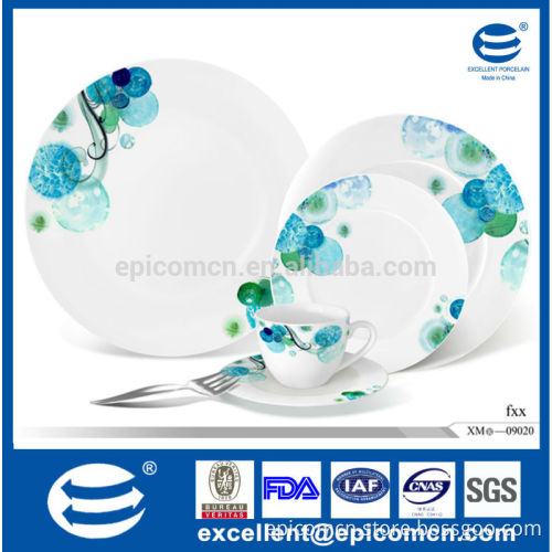 nice flower painting decal ceramic china porcelain dinnerware table goods for home decoration